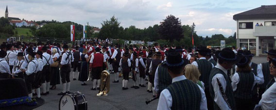 Sternmarsch des MV Aichberg Waldkirchen 2012